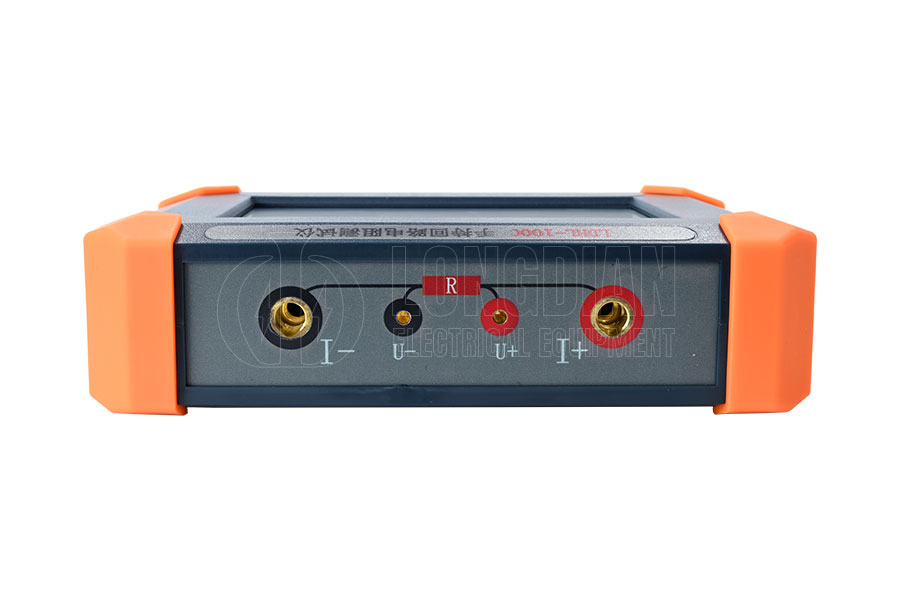 Handheld circuit resistance tester