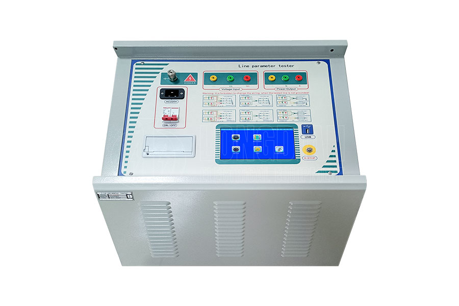 Different frequency line parameter tester
