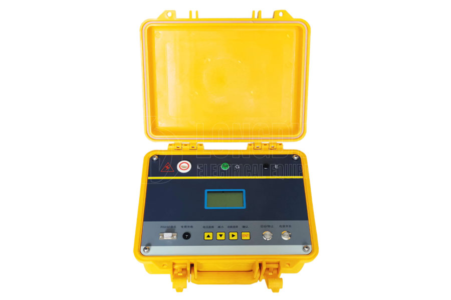 Water cooled insulation resistance tester