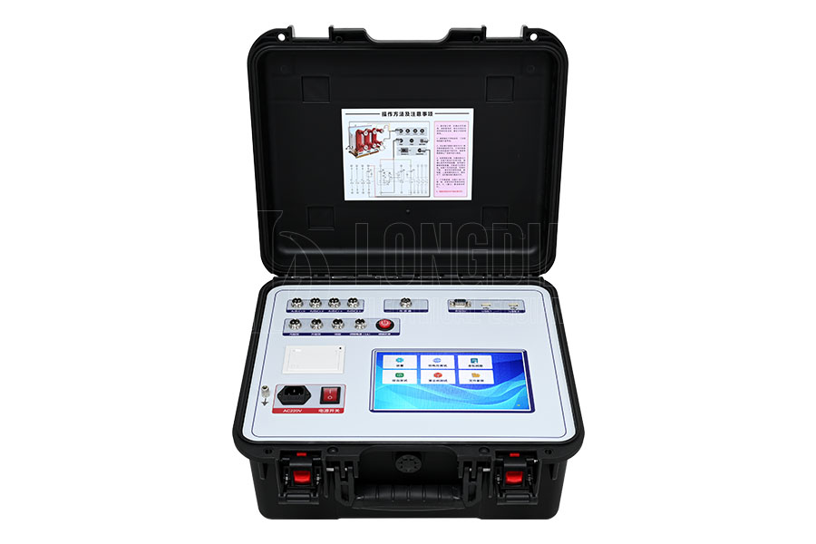 High voltage switch mechanical characteristic tester