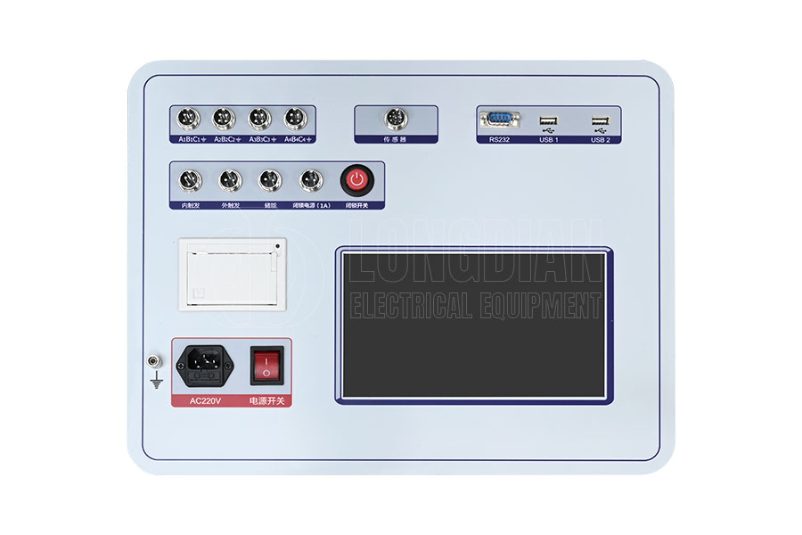 High voltage switch mechanical characteristic tester
